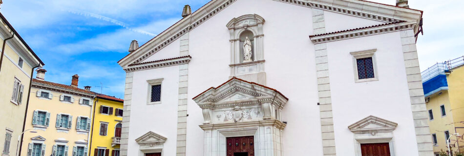 Facciata del duomo di Santi Ilario e Taziano a Gorizia