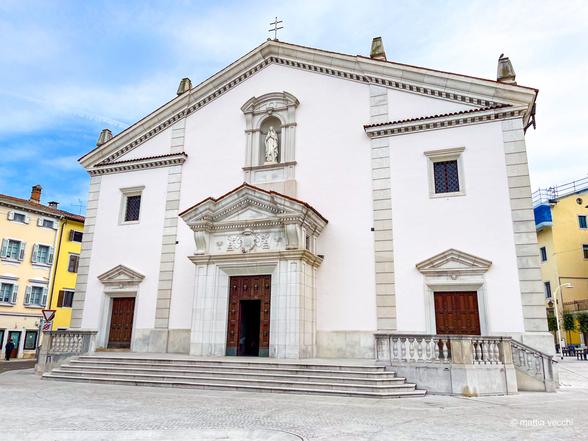 Facciata del duomo di Santi Ilario e Taziano a Gorizia.